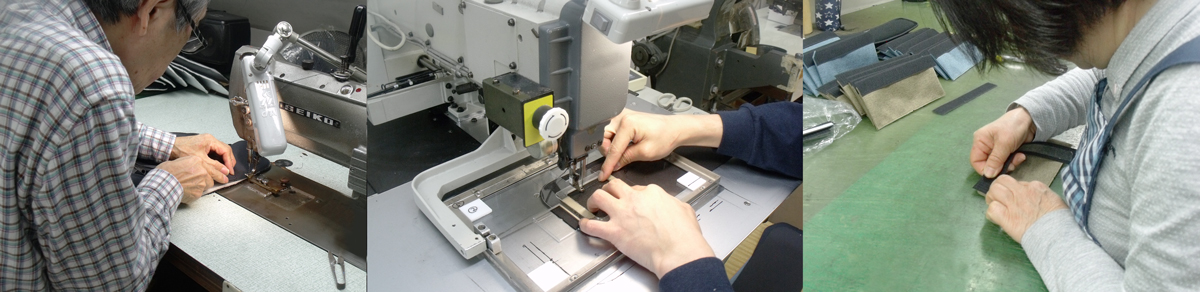 縫製工場のようす